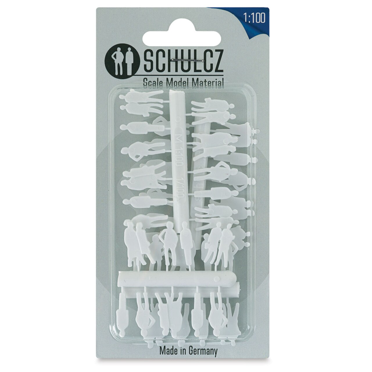 Schulcz Scale Model Figures - Silhouette, Pkg of 40, 1:100, 1/8"